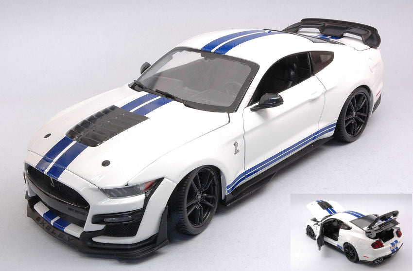Maisto - FORD MUSTANG SHELBY GT500 2020 WHITE 1:18 - Cod. MI31452W