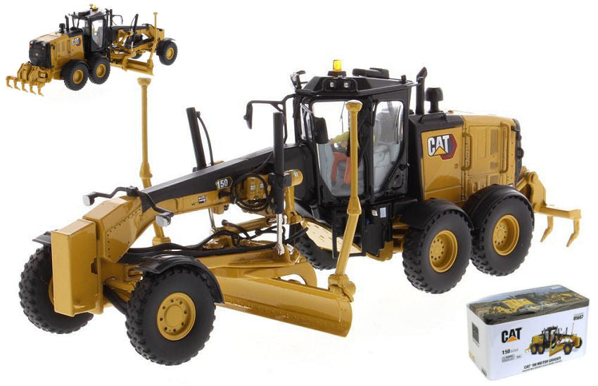 Diecast Master - CAT 150 MOTOR GRADER 1:50 - Cod. DM85667
