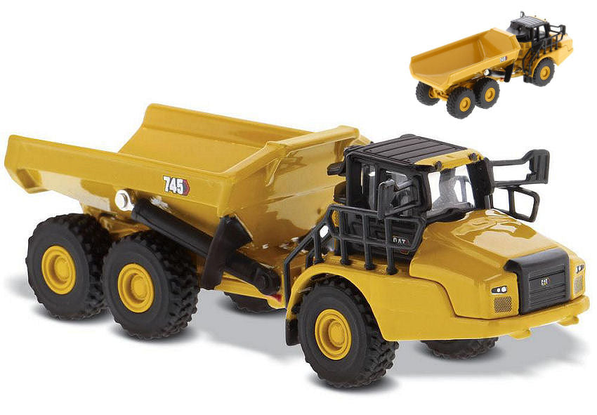 Diecast Master - CAT 745 ARTICULATED TRUCK 1:125 - Cod. DM85548