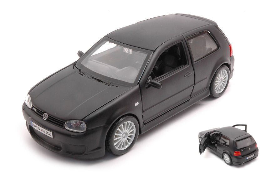 Maisto - VW GOLF 4 R32 MATT BLACK 1:24 - Cod. MI31290Z