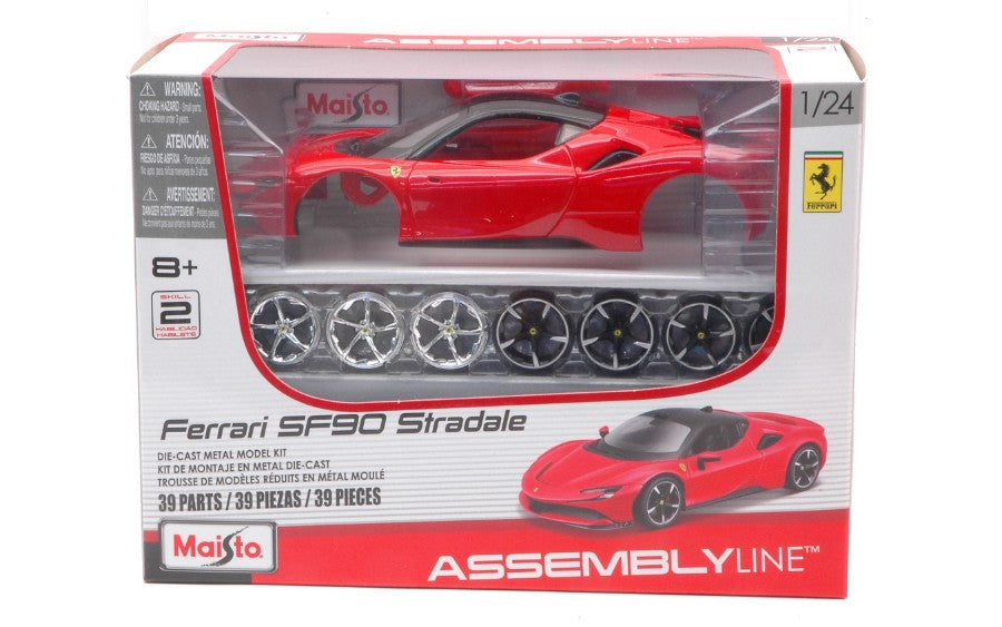 Maisto - FERRARI SF90 STRADALE 2020 RED KIT 1:24 - Cod. MI39137