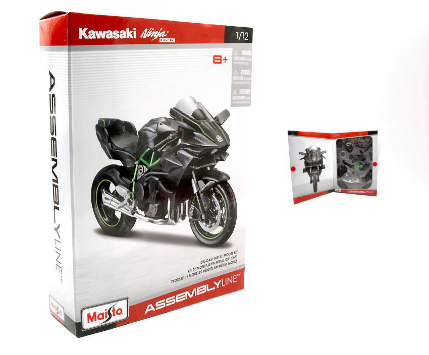Maisto - KAWASAKI NINJA H2R BLACK KIT 1:12 - Cod. MI39198