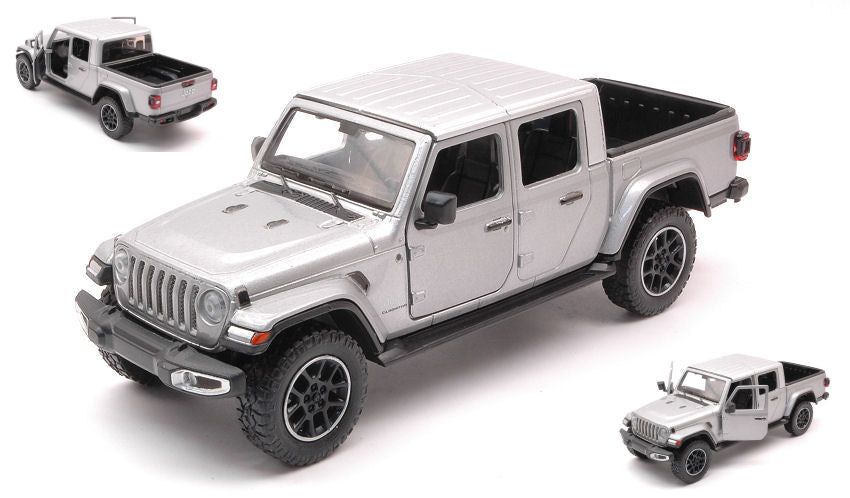 Motormax - JEEP GLADIATOR 2020 OVERLAND HARD TOP SILVER 1:24 - Cod. MTM79365S