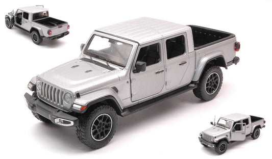 Motormax - JEEP GLADIATOR 2020 OVERLAND HARD TOP SILVER 1:24 - Cod. MTM79365S