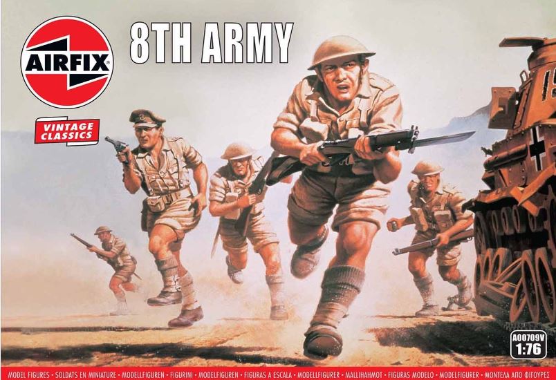 Airfix - WWII BRITISH 8th ARMY KIT 1:76 - Cod. A00709V