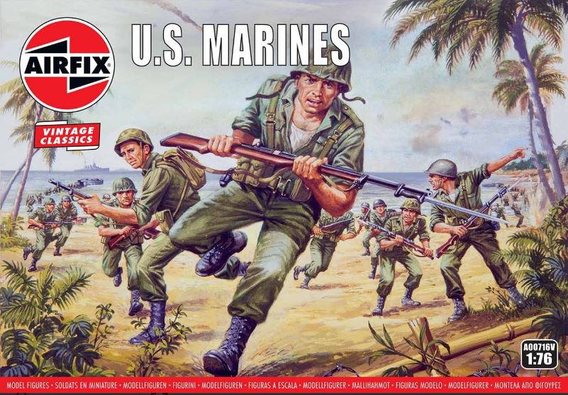 Airfix - WWII US MARINES KIT 1:76 - Cod. A00716V
