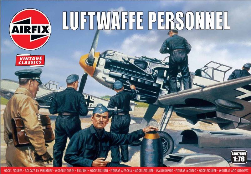 Airfix - LUFTWAFFE PERSONNEL KIT 1:76 - Cod. A00755V