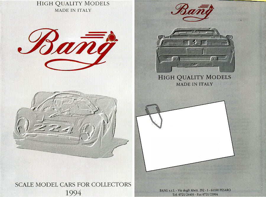 Bang - CATALOGO BANG 1994 FORMATO A5 PAG.44 - Cod. BGCAT1994