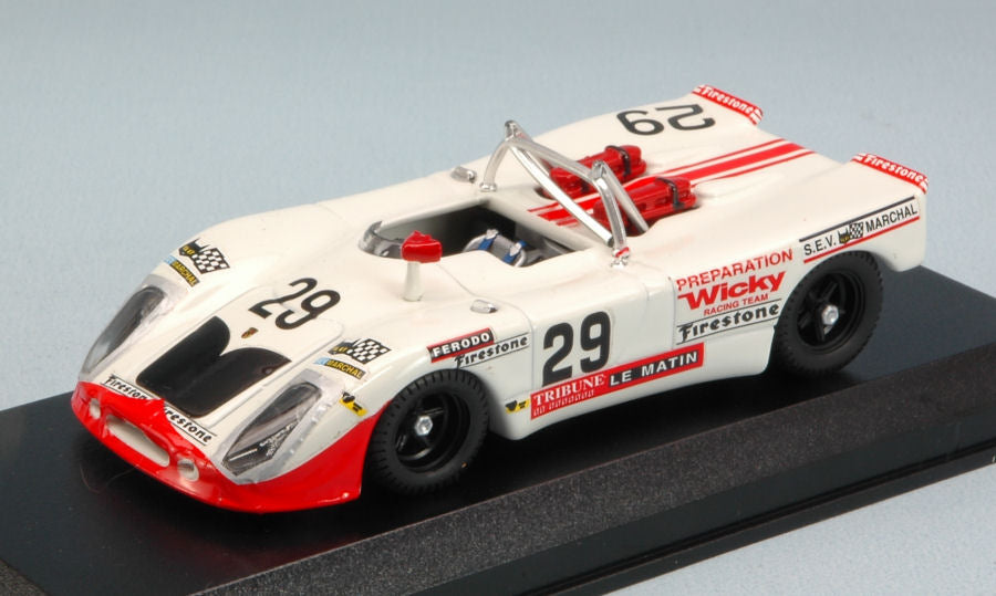 Best Model - PORSCHE 908/2 FLUNDER N.29 17th LM 1971 WICKY-OLIVAR 1:43 - Cod. BT9581