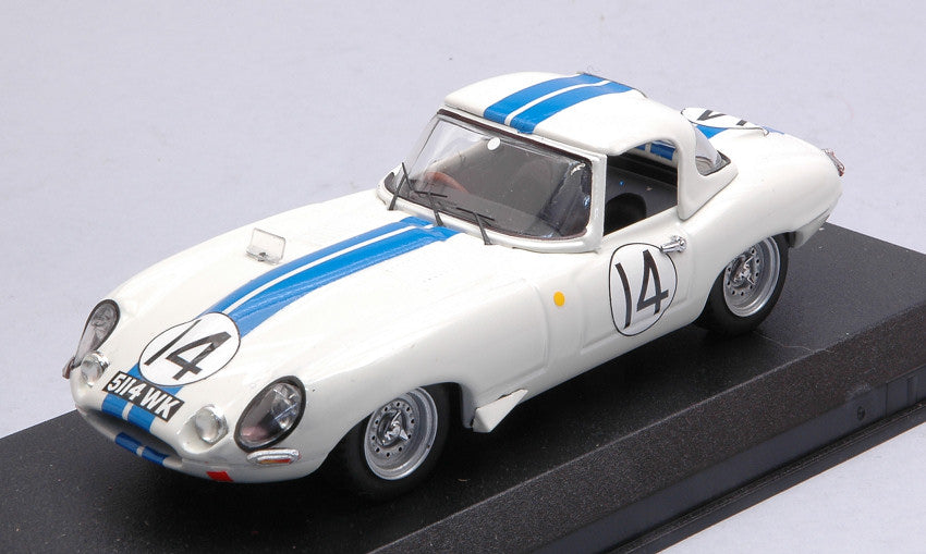 Best Model - JAGUAR E TYPE COUPE' N.14 24 H LE MANS 1963 HANSGEN-PABST 1:43 - Cod. BT9775