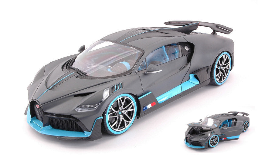 Burago - BUGATTI DIVO CARBON/AZUR 1:18 - Cod. BU11045Z