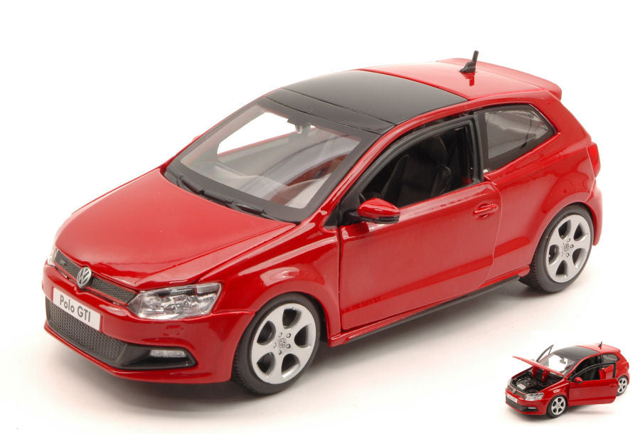 Burago - VW POLO GTI M5 2009 RED 1:24 - Cod. BU21059R