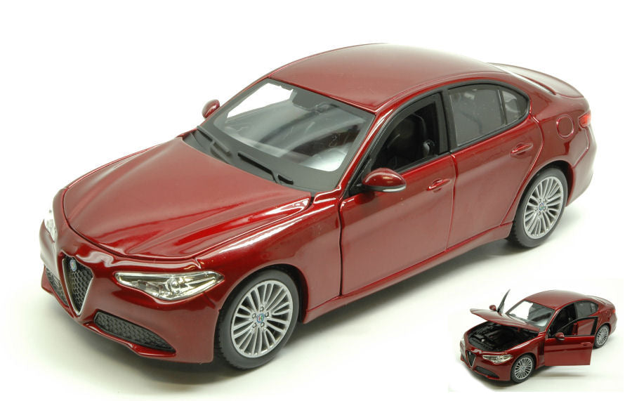 Burago - ALFA ROMEO GIULIA 2016 RED 1:24 - Cod. BU21080R