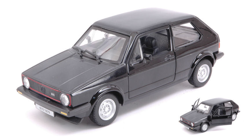 Burago - VW GOLF MK1 GTI BLACK 1:24 - Cod. BU21089BK