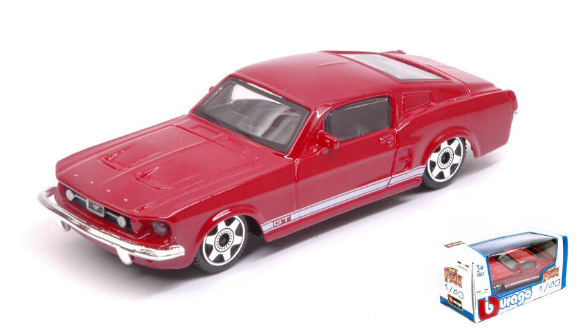 Burago - FORD MUSTANG GT 1964 RED 1:43 - Cod. BU30215R