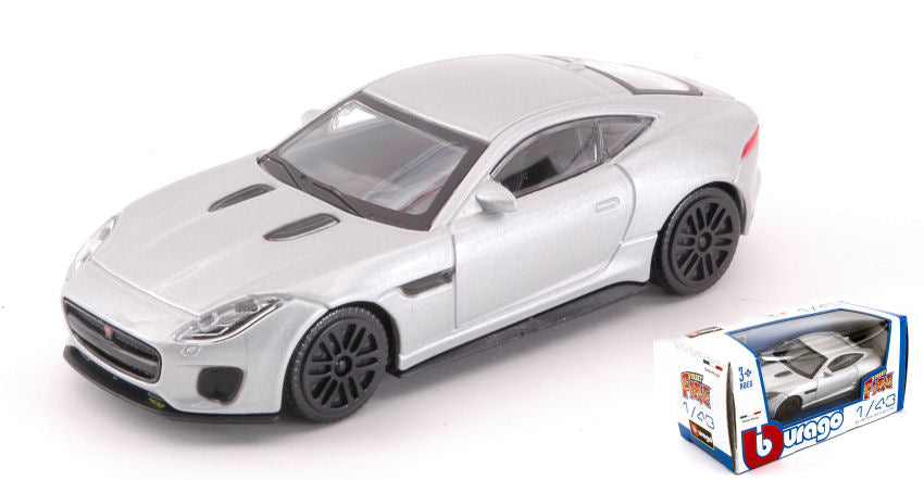 Burago - JAGUAR F-TYPE R SILVER 1:43 - Cod. BU30383Z