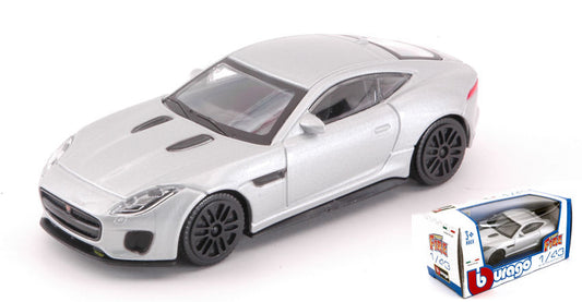 Burago - JAGUAR F-TYPE R SILVER 1:43 - Cod. BU30383Z
