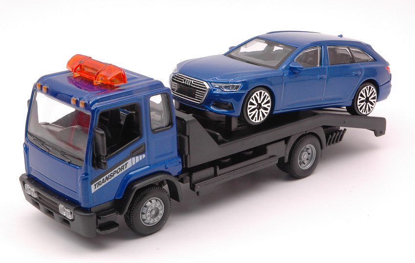 Burago - PORTAUTO TOW TRUCK + AUDI A6 AVANT 1:43 - Cod. BU31418
