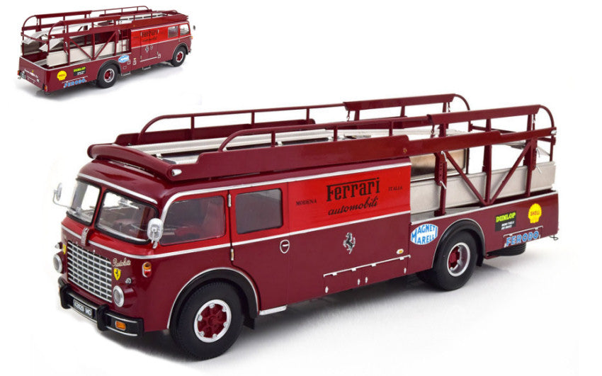 Cmr Classic Model Replicars - FIAT 642 BARTOLETTI FERRARI RACE TRANSPORTER 1957 1:18 - Cod. CMR140