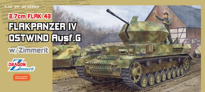Dragon - FLAKPANZER IV OSTWIND 3,7 cm FLAK 43 KIT 1:35 - Cod. D6746