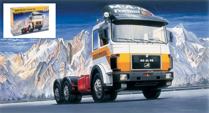 Italeri - MAN 26.321 FORMEL SIX KIT 1:24 - Cod. IT0756