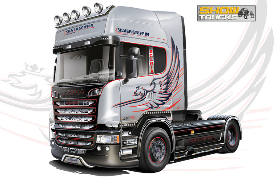 Italeri - SCANIA R730 STREAMLINE 4x2 KIT 1:24 - Cod. IT3906