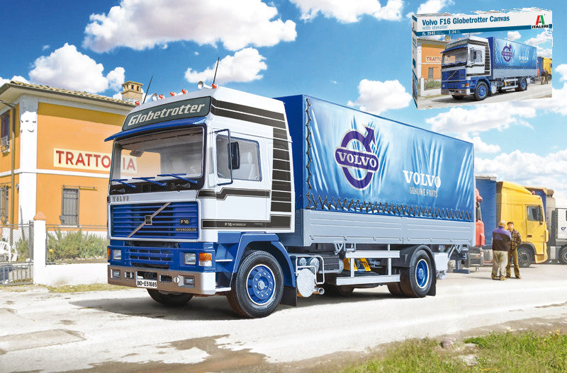 Italeri - VOLVO F 16 GLOBETROTTER CANVAS KIT 1:24 - Cod. IT3945