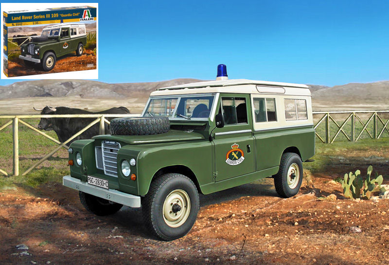 Italeri - LAND ROVER SERIE III 109 GUARDIA CIVIL KIT 1:35 - Cod. IT6542