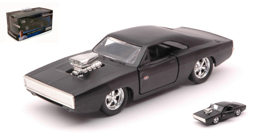 Jada Toys - DOM'S DODGE CHARGER R/T FAST & FURIOUS MATT BLACK 1:32 - Cod. JADA97214