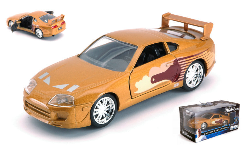 Jada Toys - TOYOTA SUPRA SLAP JACK'S FAST & FURIOUS GOLD 1:32 - Cod. JADA99542