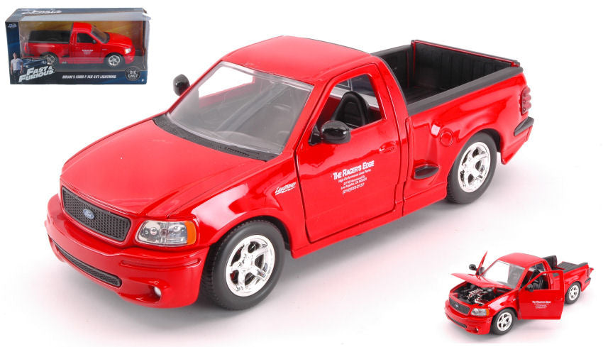 Jada Toys - BRIAN'S FORD F-150 SVT LIGHTNING FAST & FURIOUS RED 1:24 - Cod. JADA99574