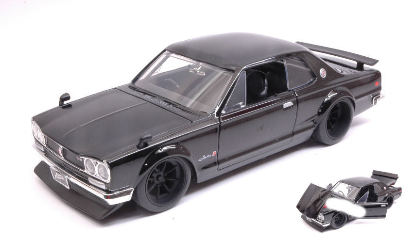 Jada Toys - BRIAN'S NISSAN SKYLINE 2000 GT-R FAST & FURIOUS BLACK 1:24 - Cod. JADA99686
