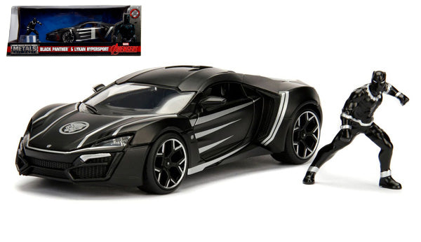 Jada Toys - BLACK PANTHER W/LYKAN HYPERSPORT 1:24 - Cod. JADA99723
