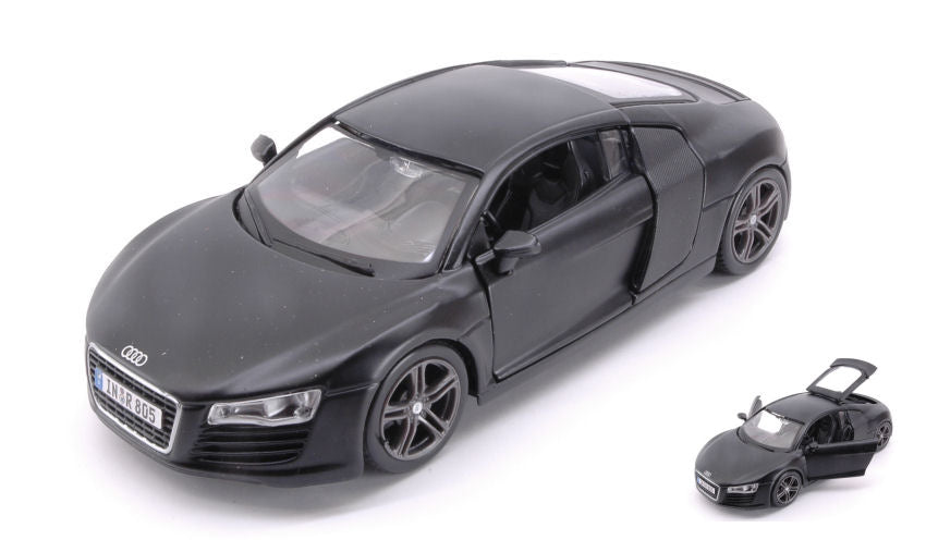 Maisto - AUDI R8 DULL BLACK COLLECTION 1:24 - Cod. MI31281Z