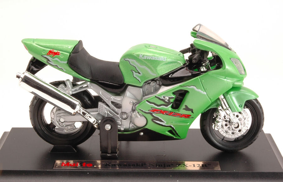 Maisto - KAWASAKI NINJA ZX-12R GREEN 1:18 - Cod. MI332G