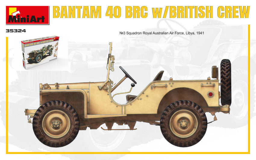 Miniart - BANTAM 40 BRC W/BRITISH CREW KIT 1:35 - Cod. MIN35324