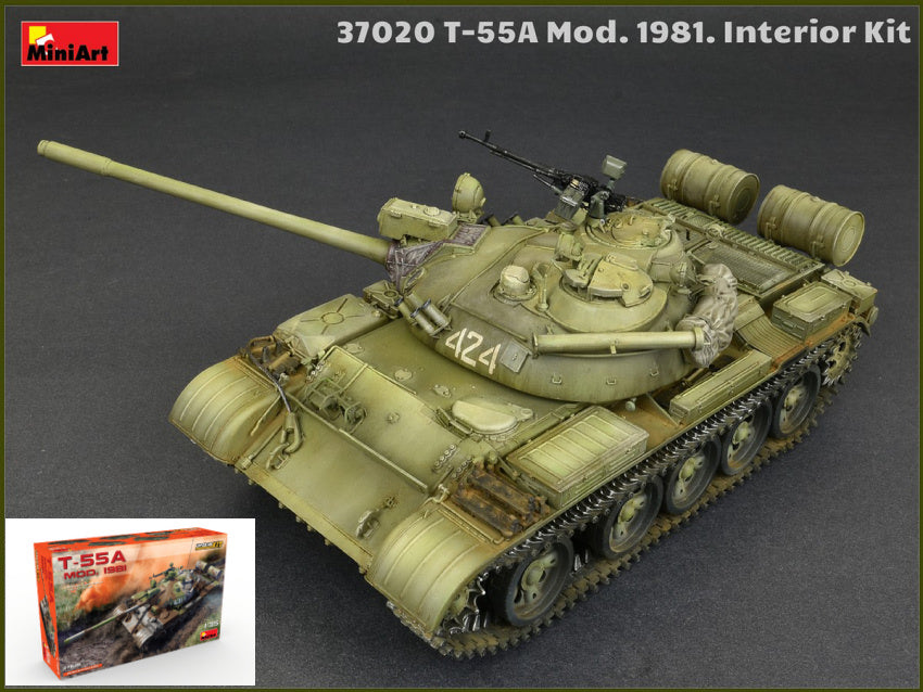 Miniart - T-55A MOD.1981 INTERIOR KIT 1:35 - Cod. MIN37020