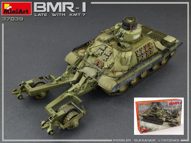 Miniart - BMR-1 LATE MOD.WITH KMT-7 KIT 1:35 - Cod. MIN37039