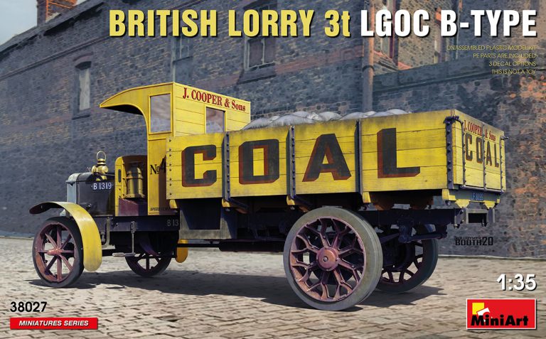 Miniart - BRITISH LORRY LGOC 3t B-TYPE KIT 1:35 - Cod. MIN38027