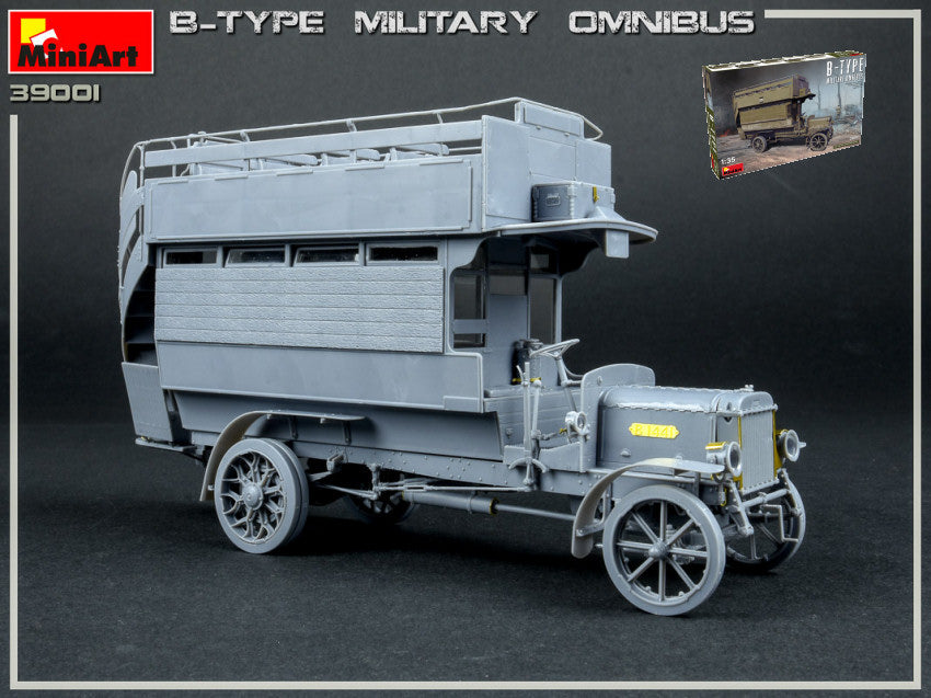Miniart - B-TYPE MILITARY OMNIBUS KIT 1:35 - Cod. MIN39001