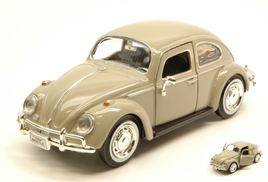 Motormax - VW BEETLE 1966 BEIGE 1:24 - Cod. MTM73223BE