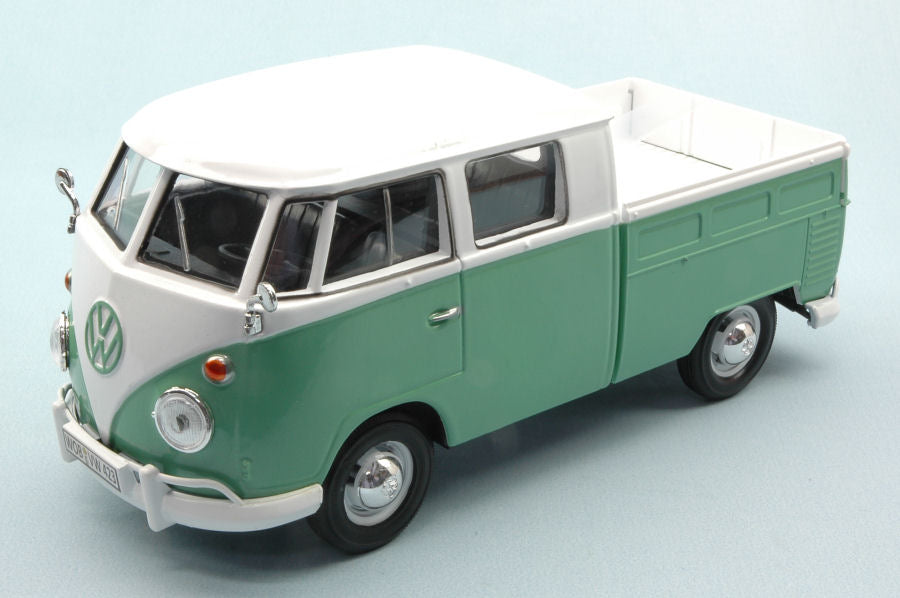 Motormax - VW TYPE 2 (T1) PICK UP WHITE/GREEN 2 TONE 1:24 - Cod. MTM79343TQ