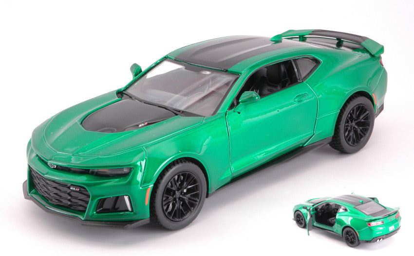 Motormax - CHEVROLET CAMARO ZL1 2017 GREEN 1:24 - Cod. MTM79351GN