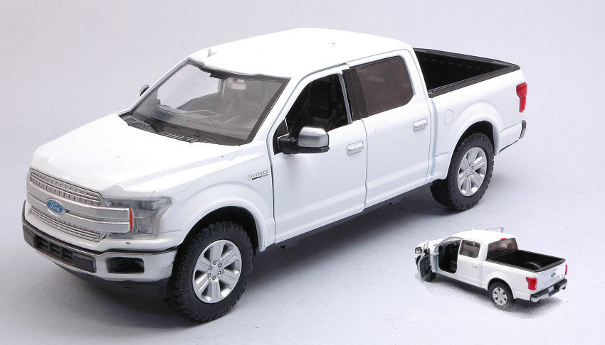 Motormax - FORD F-150 LARIAT CREW CAB 2019 WHITE 1:27 - Cod. MTM79363W