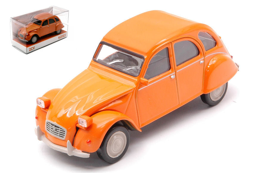Norev - CITROEN 2 CV 6 CLUB 1979 MANDARIN ORANGE 1:43 - Cod. NV150511