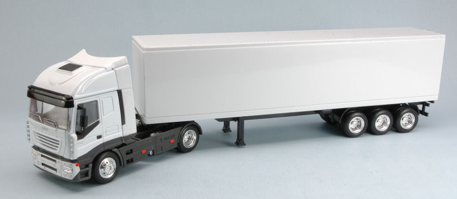 New Ray - IVECO STRALIS CONTAINER WHITE 1:43 - Cod. NY15613DSS
