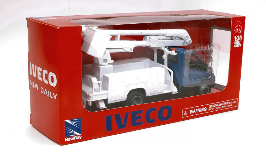 New Ray - IVECO DAILY CESTELLO BLU 1:36 - Cod. NY15873M
