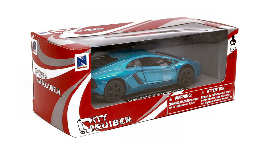 New Ray - LAMBORGHINI AVENTADOR LP 700-4 TURQUOISE METALLIC 1:32 - Cod. NY51493AT