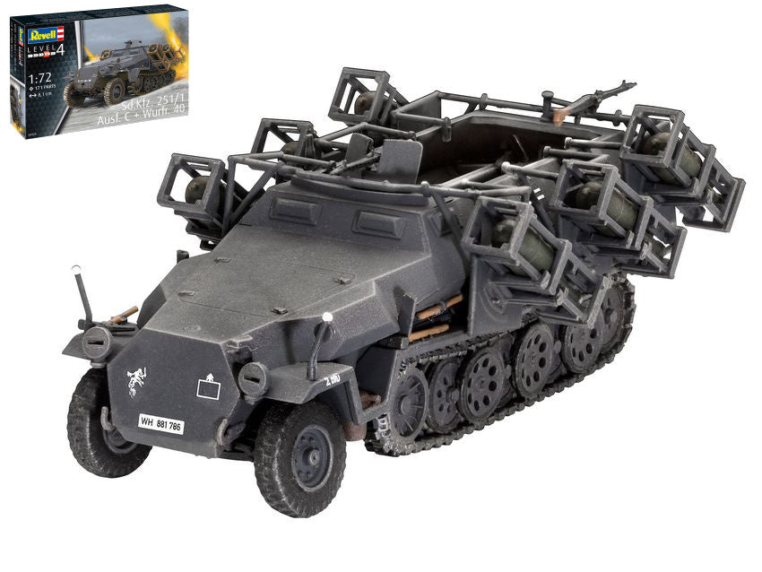 Revell - SD KFZ 251/1 AUSF.C + WURFR.30 KIT 1:72 - Cod. RV03324