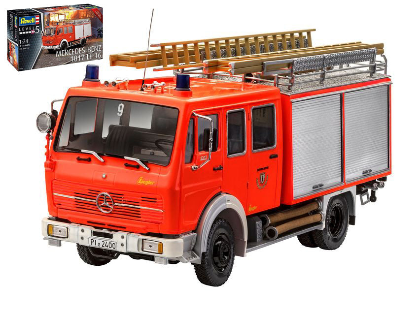 Revell - MERCEDES 1017 LF 16 POMPIERI KIT 1:24 - Cod. RV07655